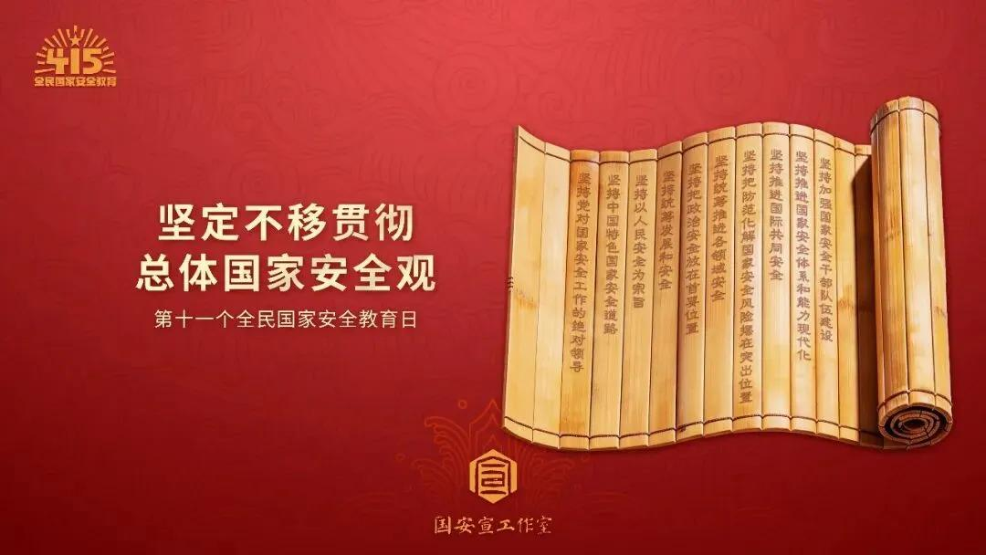 【2026年全民国家安全教育日】坚定不移贯彻总体国家安全观（二）横版海报（来源：国安宣工作室）_00.png